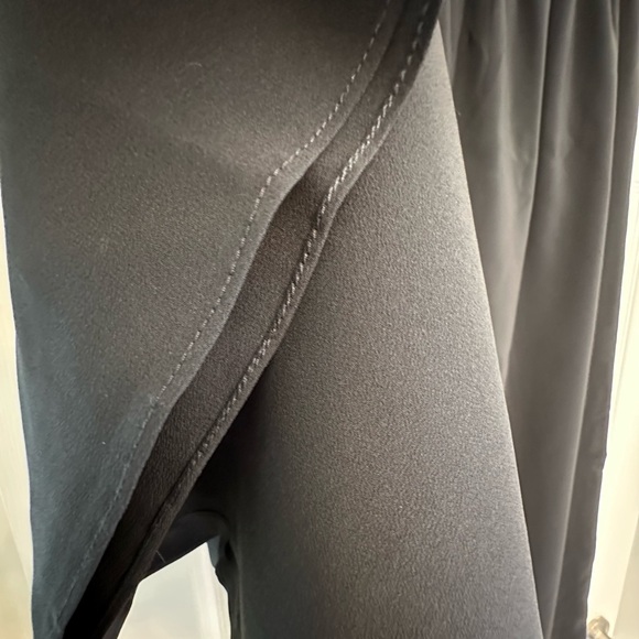 Rosamosario 100% Silk Crepe Palazzo Trousers Black Silk Palazzo Pajama Pant - Picture 7 of 14